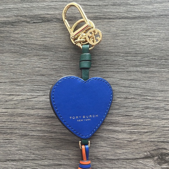 Tory Burch Yes No Maybe Heart Keychain Keyring Keyfob - Picture 4 of 5